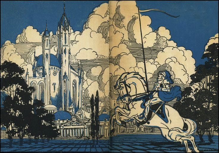 'In the Court of King Arthur' by Samuel E. Lowe, illustrated by Neil O' Keeffe, 1918