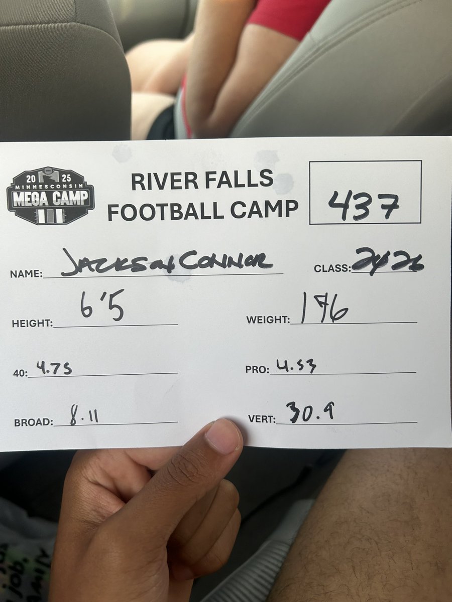 Jackson_connor1's tweet image. Had a great outing at UW River Falls! Testing went ok, but I dominated 1 on 1s!
@CatsCoachRiley
@MJ_NFLDraft