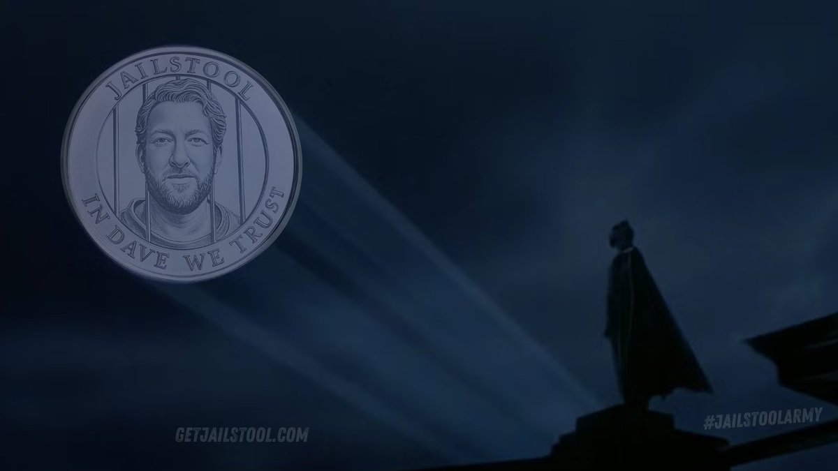 🕯️ The night is dark… but the Stool signal just lit the sky.
And when it shines, you know who answers. 💸🦇

IN DAVE WE TRUST — always has, always will.
Time to rise, $JAILSTOOL fam. The moon waits for no one. 🌕

#getjailstool #JailstoolArmy #StoolSignal #CryptoKnight