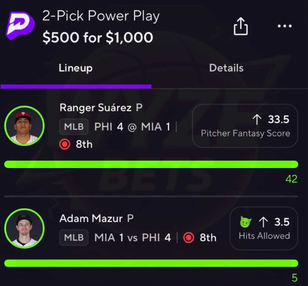 OMFGG CASH IT ✅😱 I GOT $500 FOR A RANDOM FOLLOWER WHO LIKES/RT’s THIS TWEET 💰💚

$1,000 BANGERRR 🏆 

BANG THAT MLB 🔐 NUKE  ✅ PLAY! ☢️

50% OFF VIP PLAYS ⬇️
dubclub.win/r/p/pri-mpt4x/…

#PrizePicks | #GamblingX