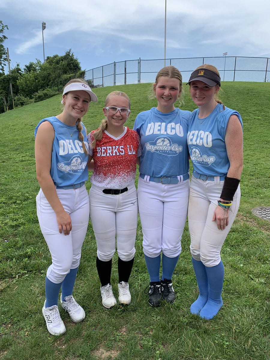 Kira Roark (@kiraroark03) on Twitter photo Had the opportunity to compete against some of my <a href="/pegasus18ugold/">Pegasus 18U Gold</a> teammates today! Great game!
<a href="/CoachFoyeFDU/">Chris Foye</a> <a href="/bridgetrafter/">Bridget Rafter</a> <a href="/FDUDevilsSB/">FDU Devils Softball</a> <a href="/FDUKnightsSB/">FDU Softball</a> <a href="/MorganStateSB/">Morgan State Softball</a> <a href="/JoshBaltz2/">Josh Baltz</a> <a href="/moraviansb/">Moravian University Softball</a> <a href="/CoachCarla_Iona/">Carla Campagna-Pessoa</a> <a href="/IonaSoftball/">Iona Softball</a> <a href="/lauramess_/">Laura Messina</a> <a href="/SHUSoftball/">Seton Hall Softball</a> <a href="/SURamsSoftball/">Shepherd Softball</a> <a href="/BlackCatFP/">Black Cat Fastpitch</a> Had the opportunity to compete against some of my <a href="/pegasus18ugold/">Pegasus 18U Gold</a> teammates today! Great game!
<a href="/CoachFoyeFDU/">Chris Foye</a> <a href="/bridgetrafter/">Bridget Rafter</a> <a href="/FDUDevilsSB/">FDU Devils Softball</a> <a href="/FDUKnightsSB/">FDU Softball</a> <a href="/MorganStateSB/">Morgan State Softball</a> <a href="/JoshBaltz2/">Josh Baltz</a> <a href="/moraviansb/">Moravian University Softball</a> <a href="/CoachCarla_Iona/">Carla Campagna-Pessoa</a> <a href="/IonaSoftball/">Iona Softball</a> <a href="/lauramess_/">Laura Messina</a> <a href="/SHUSoftball/">Seton Hall Softball</a> <a href="/SURamsSoftball/">Shepherd Softball</a> <a href="/BlackCatFP/">Black Cat Fastpitch</a>