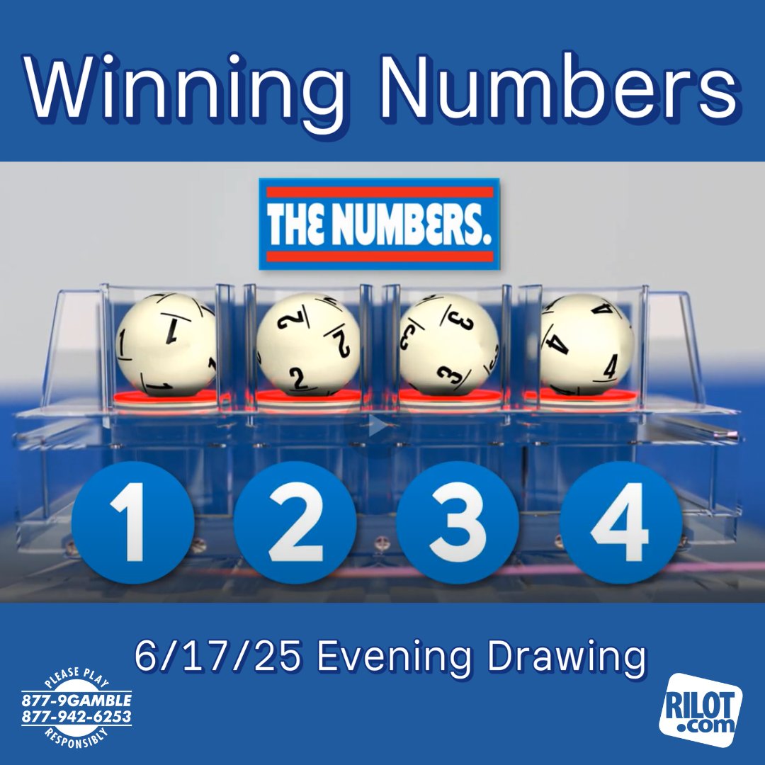 Last night’s Daily Numbers drawing hit BIG with the winning number 1-2-3-4—delivering a massive 489% payout !💥

🏆 Notable Wins:
🔹 $26,040 win at Snacks Plus, Cranston, claimed by a Cranston man.
🔹 Two $10,416 wins at @stopandshop, Richmond, claimed by woman from Wyoming, RI