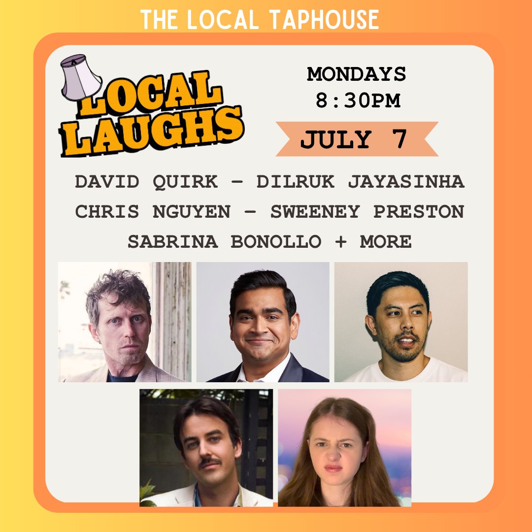 LocalLaughsStK's tweet image. Huzzah! Comedy gold coming your way with Mike McLeish, Nikki Britton, Isaac Compton, The Fake McCoys, Josh Spyro and Lauren Edwards
trybooking.com/BOCLQ