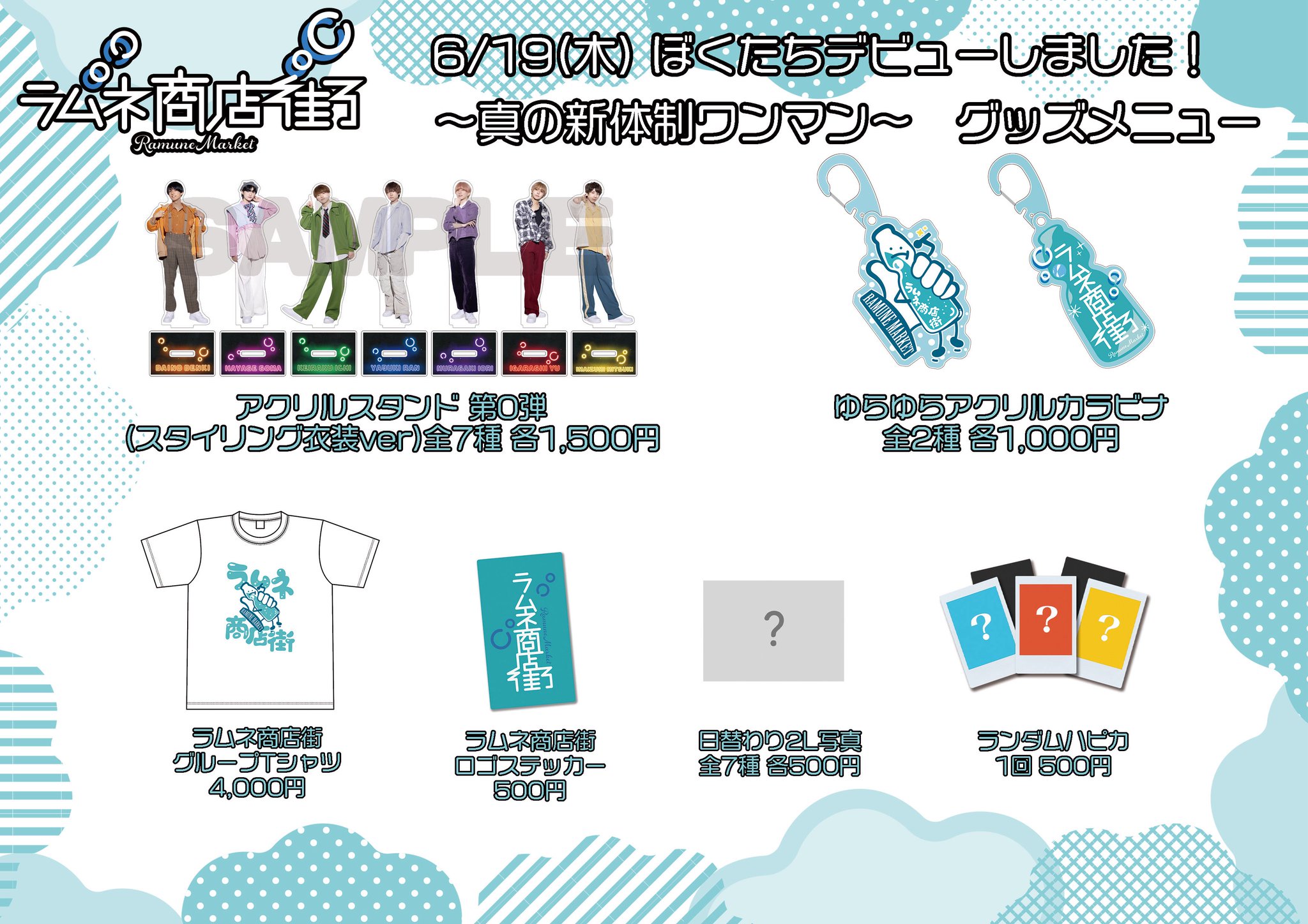 ラムネ商店街（らむけっと） 慧楽壱 いっちー ハピカ➅ ラムネ商店街