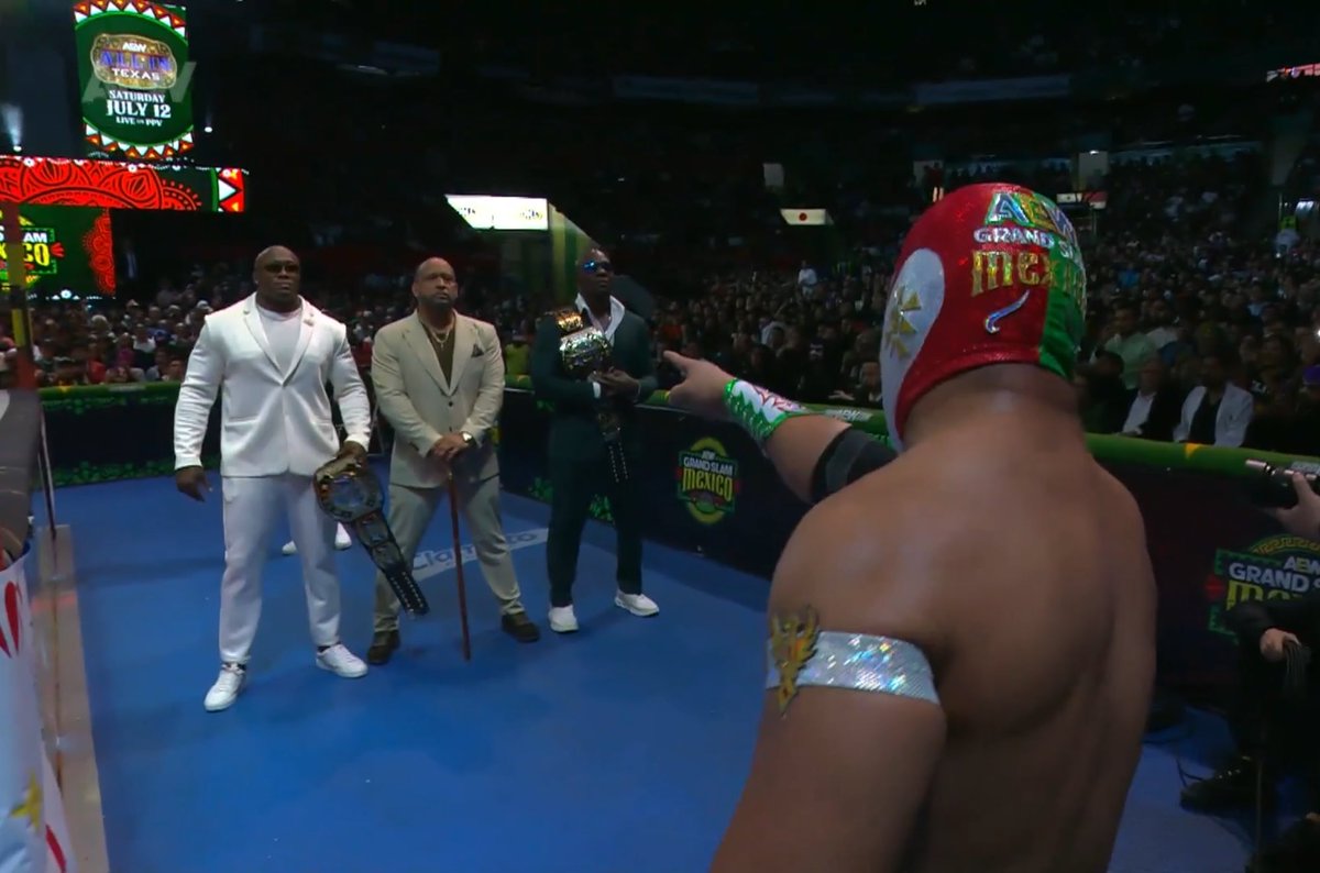 On a scale of Bobby to Shelton, how do you like your coffee?
#AEWGrandSlamMexico