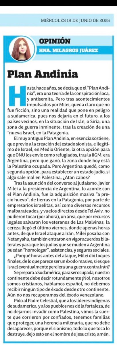 ANDINIA YA ESTÁ EN LOS MEDIOS