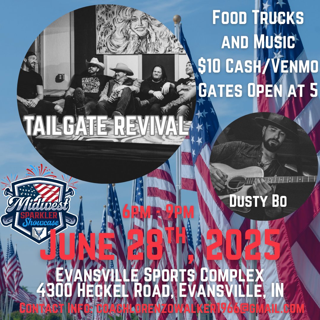 Who's ready to fill their stomach and listen to some great music?? Come hang out with us on June 28th in Evansville! Food truck announcements coming soon...