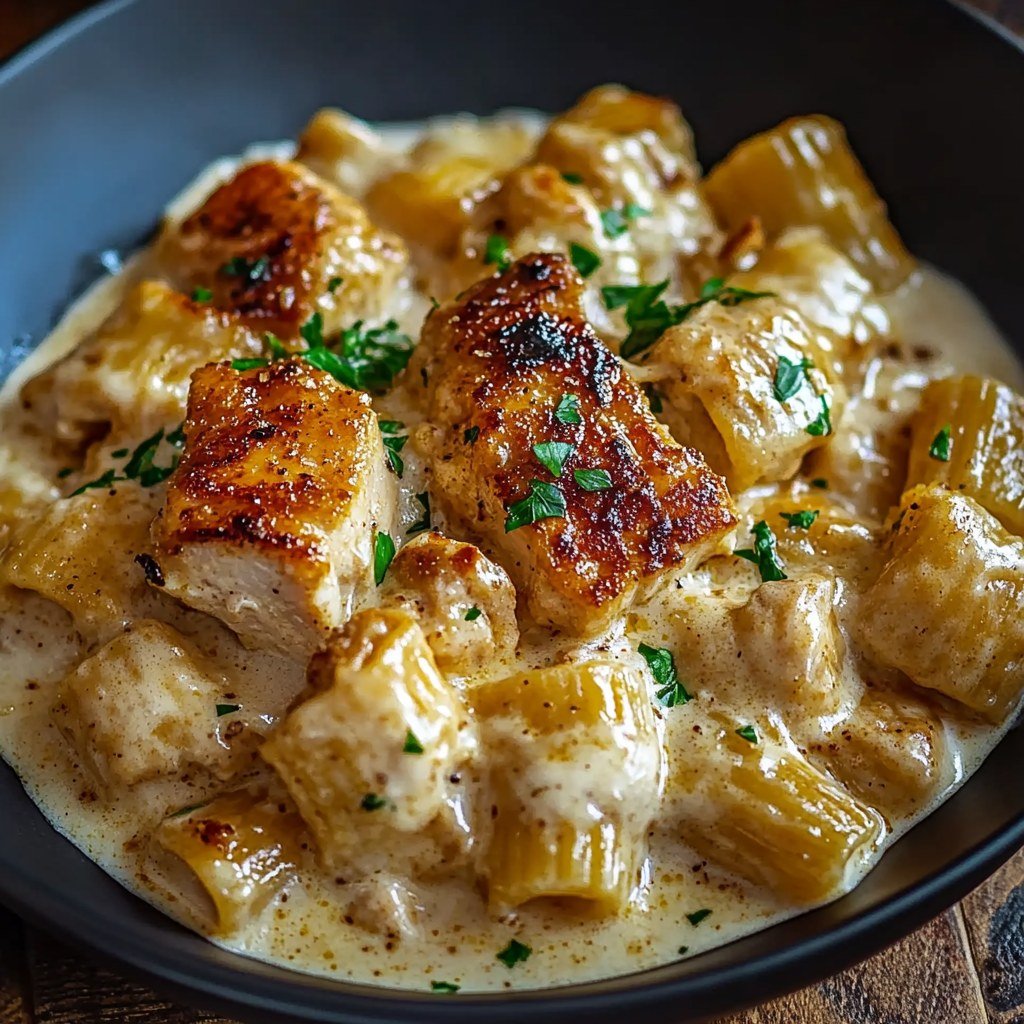 Flavor-Packed Parmesan Chicken Rigatoni