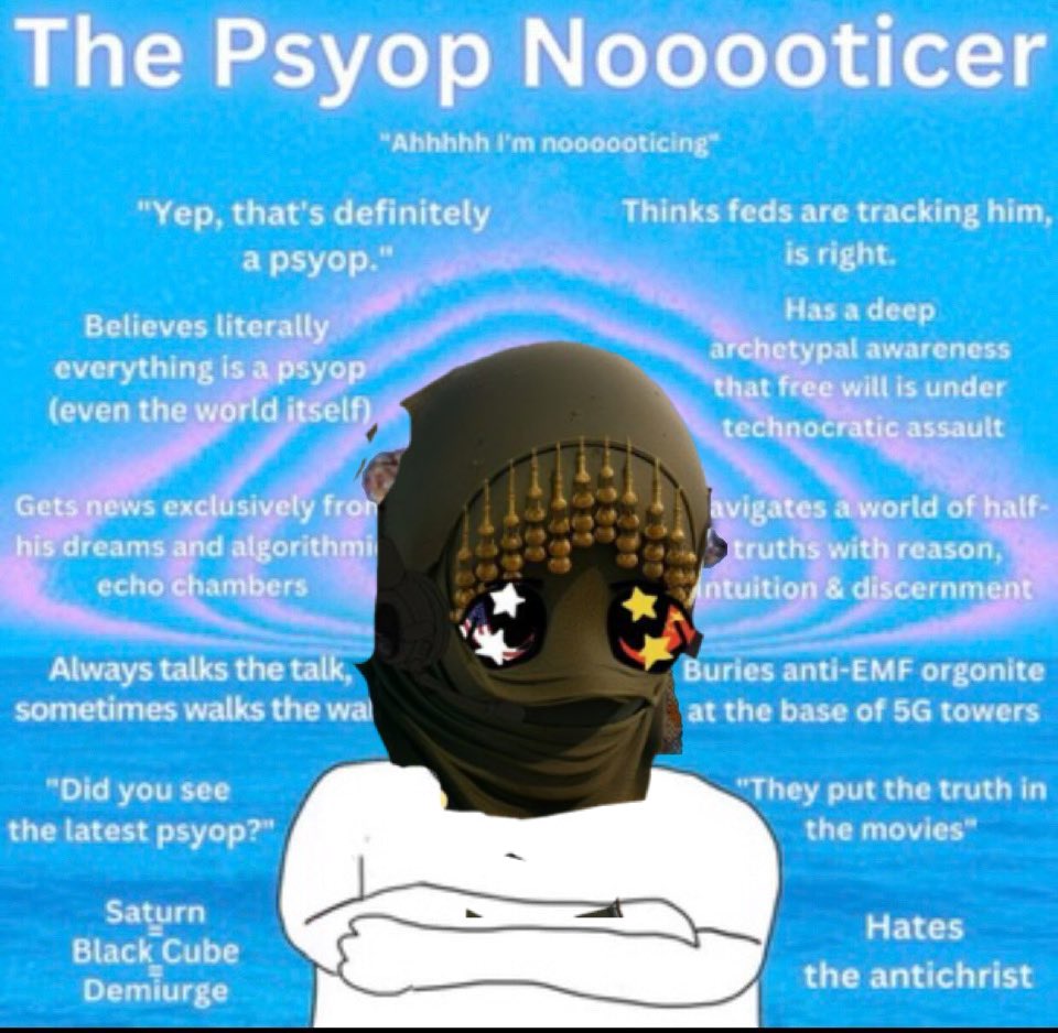 Ya that’s definitely a $psyop 

o7