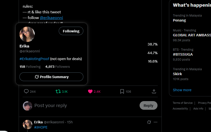 BeshuoBeme's tweet photo. @erikaeonni https://t.co/dHG9T08vum