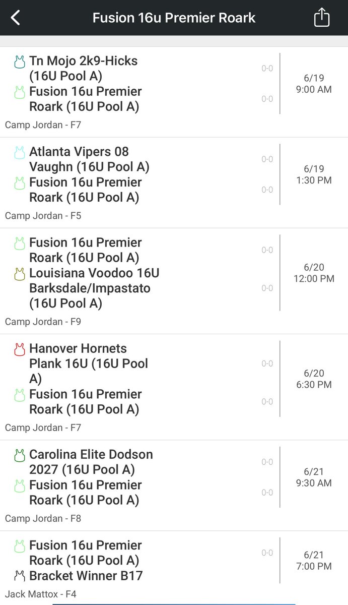🚨Field change Update. Times still the same.
