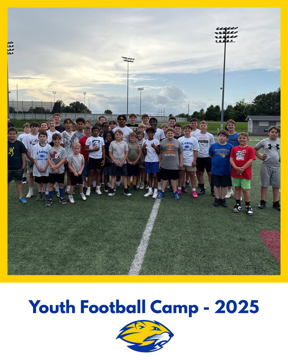Karns Football (@karnsbeaversfb) on Twitter photo Wrapped up our 2025 Youth Football Camp with a special visit by Karns alum, <a href="/deseanbishop/">DeSean Bishop</a>! Thank you all who attended and volunteered to help make this week a success! Wrapped up our 2025 Youth Football Camp with a special visit by Karns alum, <a href="/deseanbishop/">DeSean Bishop</a>! Thank you all who attended and volunteered to help make this week a success!
