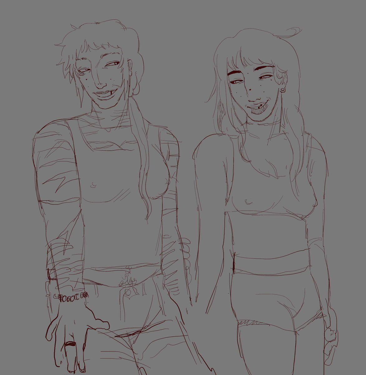 intestinesauce's tweet photo. im soz yall. i will always love my ocs more than fandoms im in and thats my downfall. i will draw aphmau stuff soon.. i miss it but oc grind never stops https://t.co/bk4Mx9Jf1T