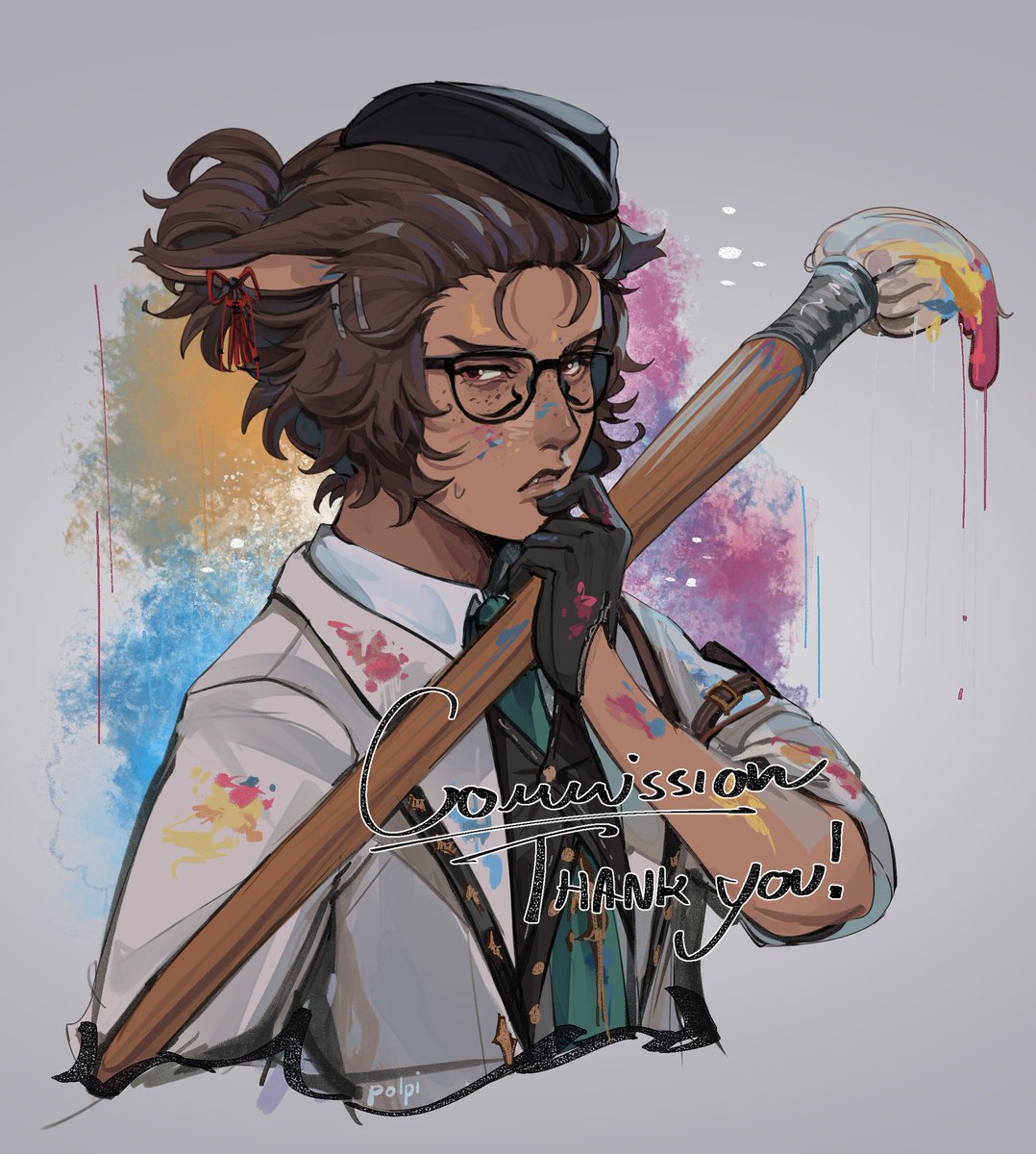 polpees's tweet image. portrait skeb for @clarissas_art !! &amp;lt;3