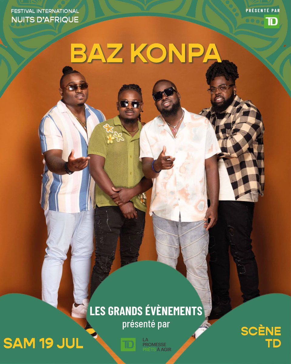 COMMUNIQUÉ DE PRESSE
Pour diffusion immédiate
BAZ KONPA À L’AFFICHE DES NUITS D’AFRIQUE 2025 : UNE NOUVELLE PAGE D’HISTOIRE POUR LE KONPA HAÏTIEN À MONTRÉAL

COMMUNIQUÉ DE PRESSE
Pour diffusion immédiate

BAZ KONPA À L'AFFICHE DES NUITS D'AFRIQUE 2025 : UNE NOUVELLE PAGE