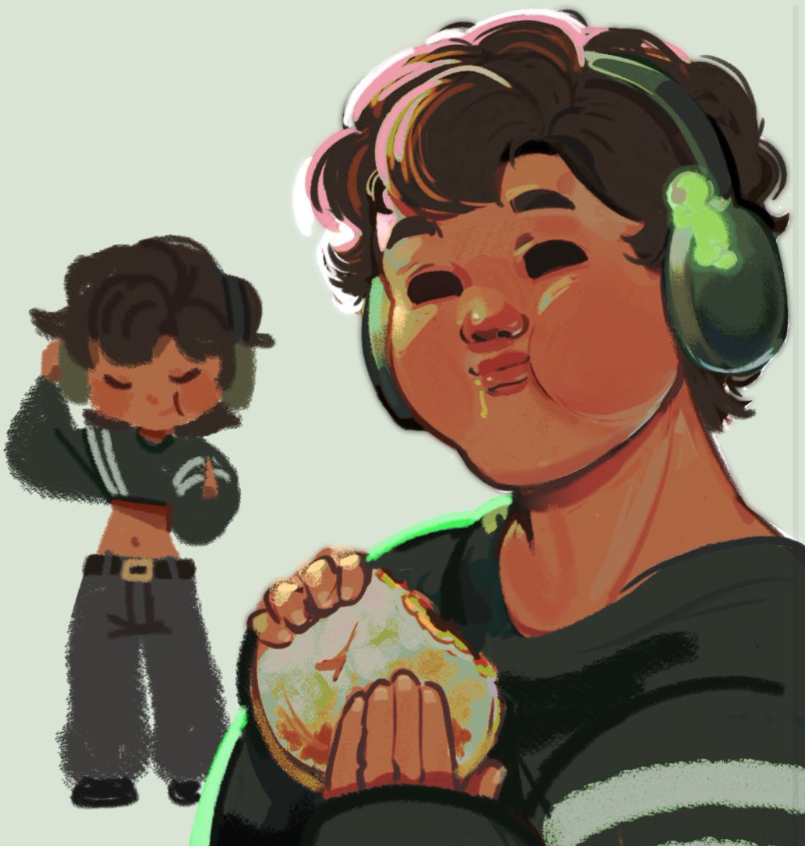 He’s a smiski enjoyer

#oc #bearlygettingby