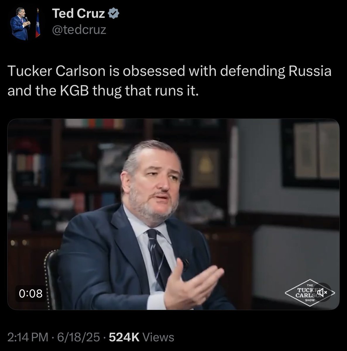 Good thing he’s not our president because a president doing that would be even worse.