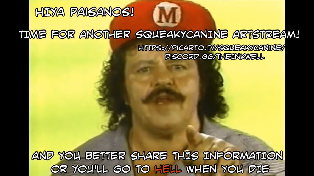 Plummeting from a height of 30,000 ft above your head impacting directly with a force so great it will wipe out all life in a 5 cubic inch block!

ART STREAM 

Join us for art and regret! Like every night but tonight! Now! 
picarto.tv/squeakycanine

youtube.com/watch?v=D8M8I2…