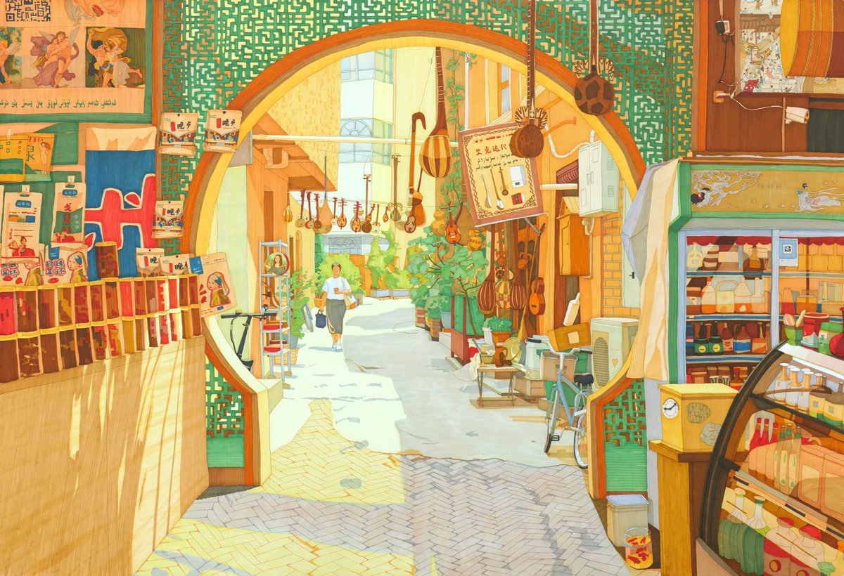 AADTHU (@tsinghua_aad) on Twitter photo It's “3PM”. <a href="/Tsinghua_AAD/">AADTHU</a> Huang Zhiyun captures the daylight in pools, candy stores, Xinjiang’s heritage alleys. Marker drawings with photo fluids layers #Hockney/#VanGogh/#Morandi motifs into reality to reorder public visual logic, turning daily moments into art. #Graduation It's “3PM”. <a href="/Tsinghua_AAD/">AADTHU</a> Huang Zhiyun captures the daylight in pools, candy stores, Xinjiang’s heritage alleys. Marker drawings with photo fluids layers #Hockney/#VanGogh/#Morandi motifs into reality to reorder public visual logic, turning daily moments into art. #Graduation