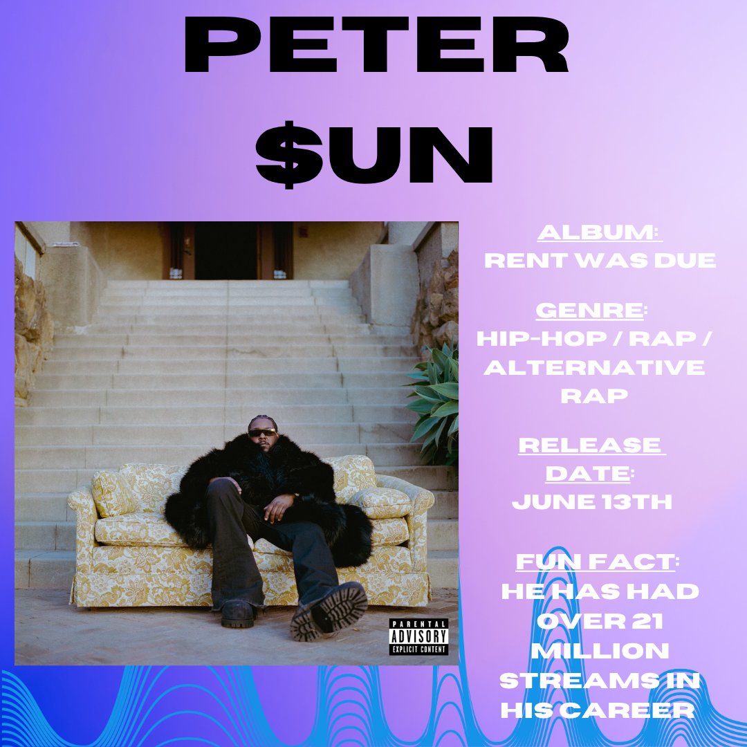 soundsgoodBOS's tweet photo. This #newmusicfriday we're jamming out to the new album from @scummysunny, #RentWasDue! If you love #DarylXL or #MosezJones you'll love his #hiphop and #rap sound! 

#newmusic #orchardambassador #alternative #weekend #music #petersun https://t.co/QKe2ZkJsTq