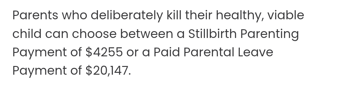 char_lee23's tweet image. What in the actual fuk Labor?!!!!
This is a disgrace....
This is appalling....
Late term abortion payments!!
Sign it!!
Share it everywhere!!
drjoannahowe.com.au/abortion_bonus…