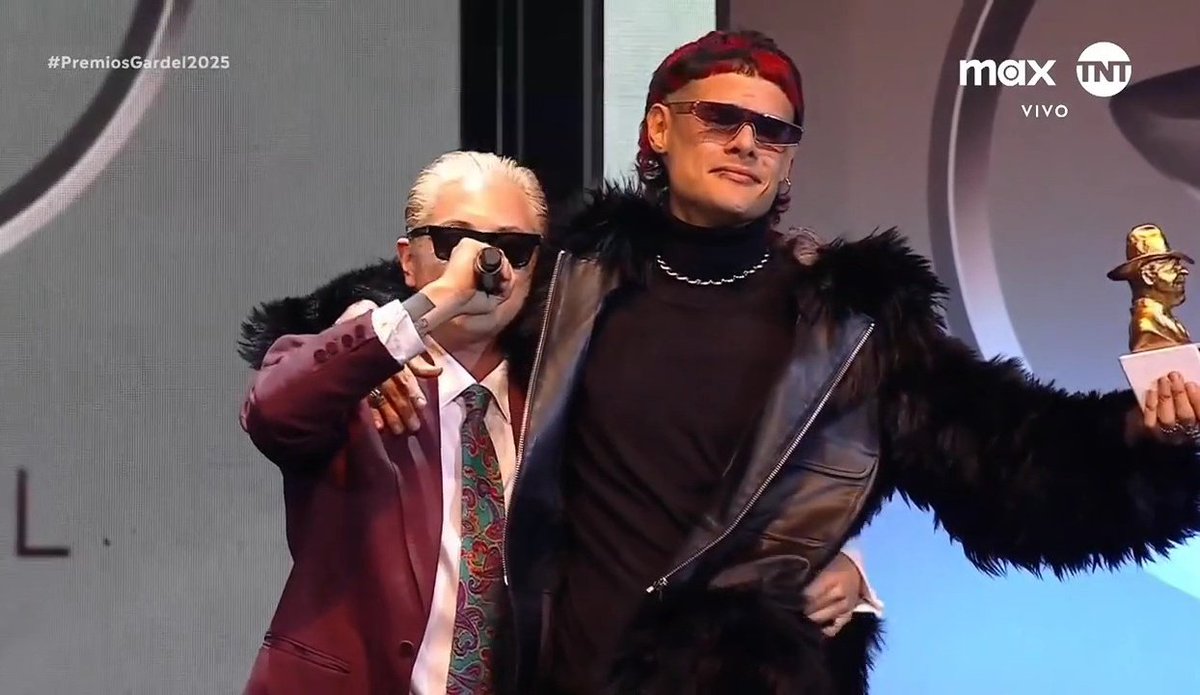 GARDEL DE ORO PARA CA7RIEL Y PACO AMOROSO 
#PremiosGardel2025