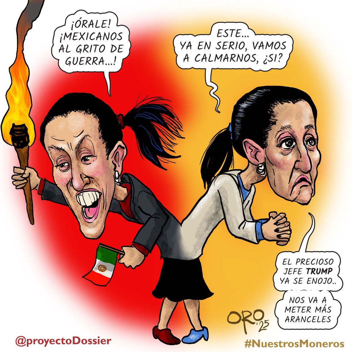 Política bipolar desde Palacio
<a href="/GraficoOro/">Oro Humorista Gráfico</a> 
#NuestrosMoneros