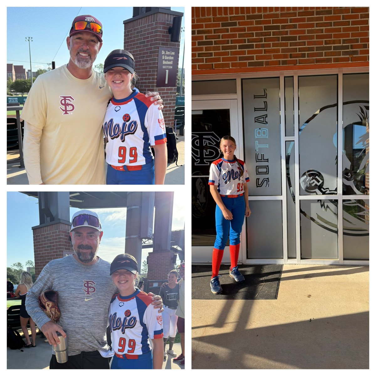 Thank you <a href="/FSU_Softball/">Florida State Softball 🥎</a> for having 2030 <a href="/CSchrand2030/">Charlotte Schrand-2030</a> at your camp the past 2 days. She loved everything about it! #GoNoles 
<a href="/TCam_FSUSB/">Troy Cameron</a> <a href="/FSU_CoachWilson/">Travis Wilson</a> <a href="/CoachElCooper/">Ellie Cooper</a> <a href="/Coach_Alameda/">Lonni Alameda</a> 
<a href="/TnMojoFastpitch/">Tennessee Mojo fastpitch</a>
