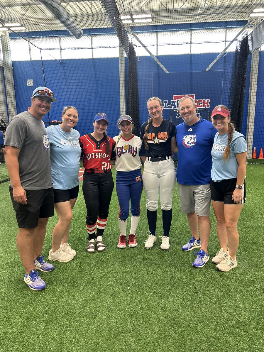 I had a blast at camp with my future teammates. Can’t wait to call Ruston home! <a href="/la_techSBCoachT/">Taylor Josh</a> <a href="/TKrobetzky/">Tyler Krobetzky</a> <a href="/LATechSB/">LA Tech Softball</a> <a href="/LATechSB_Cohen/">Chelsea Cohen</a> <a href="/HSPremier08/">Hotshots National 08</a> <a href="/madiegreen27/">Mads ❤️‍🔥</a>
