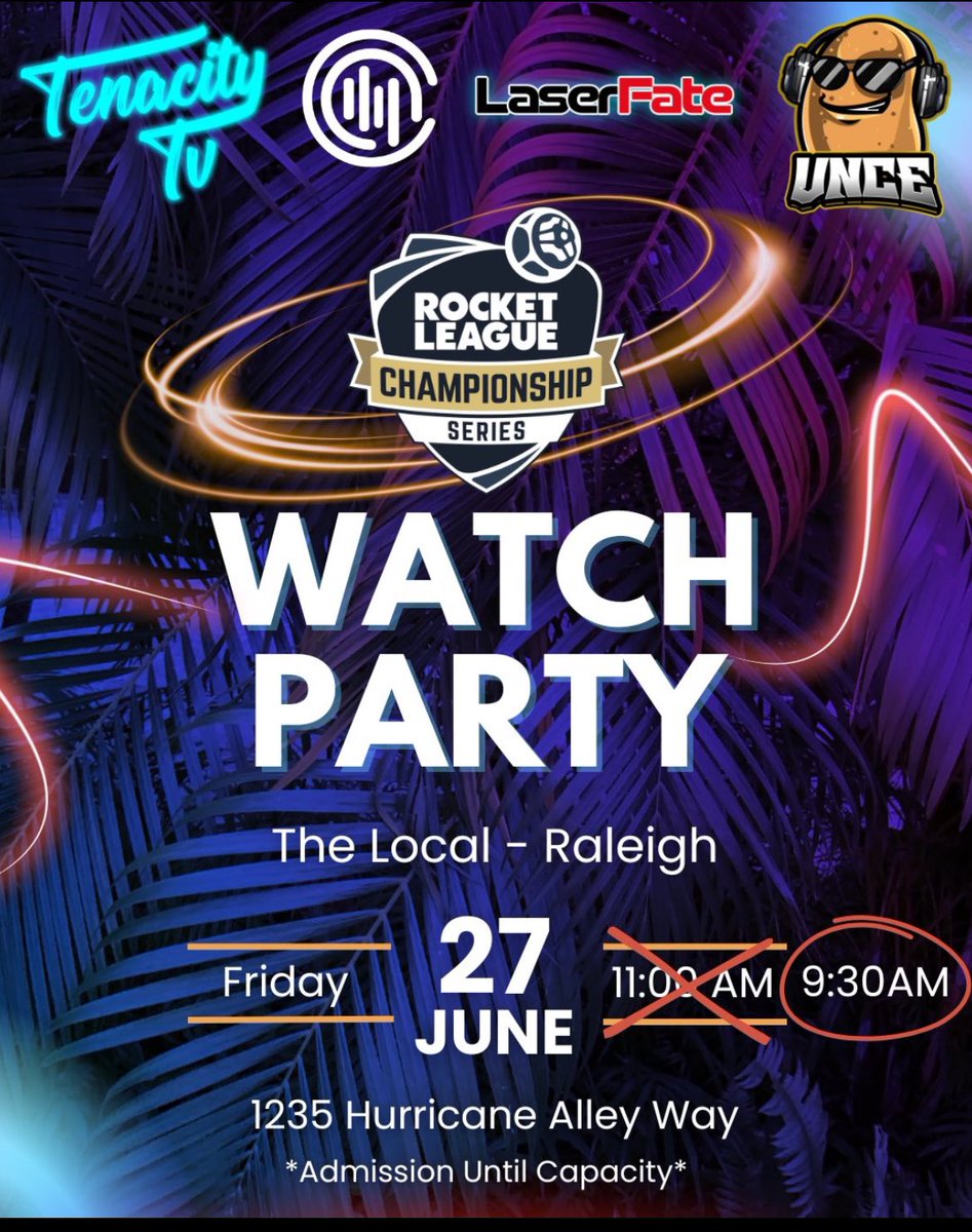 TIME CHANGE FOR WATCH PARTY ‼️