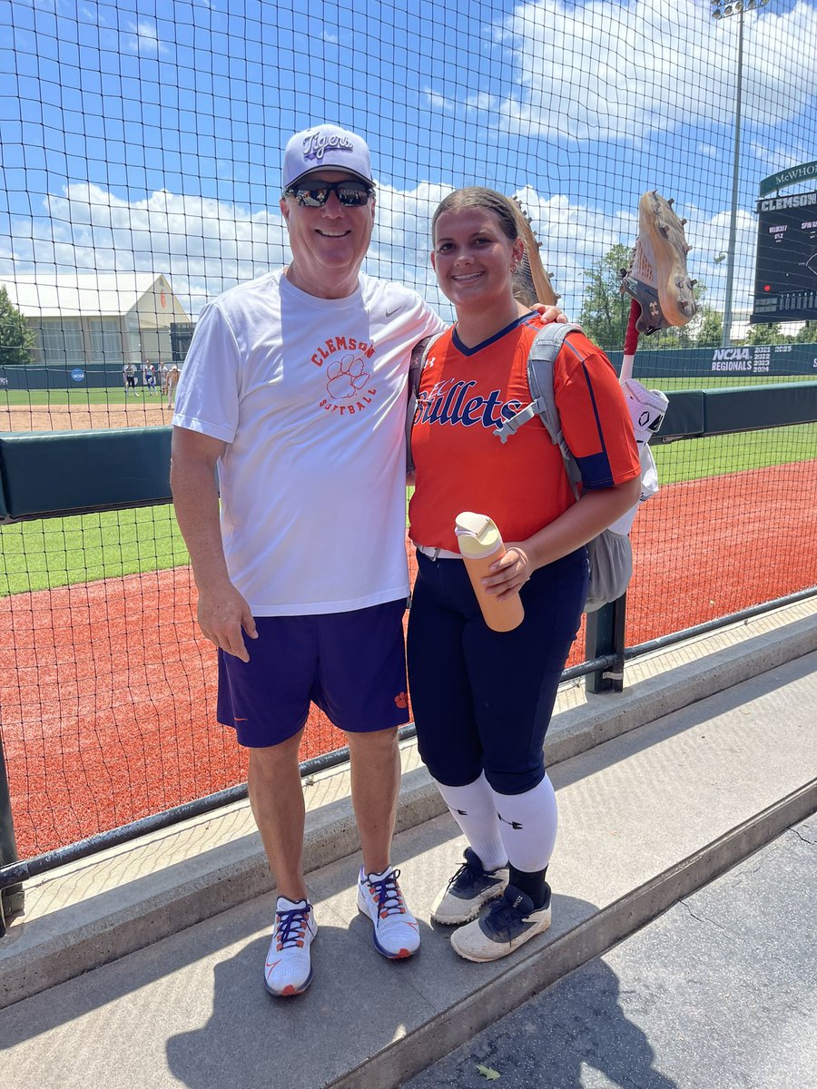 Thank you Clemson Softball for such a great 3 days. Loved getting a ton of opportunities and learning new things.