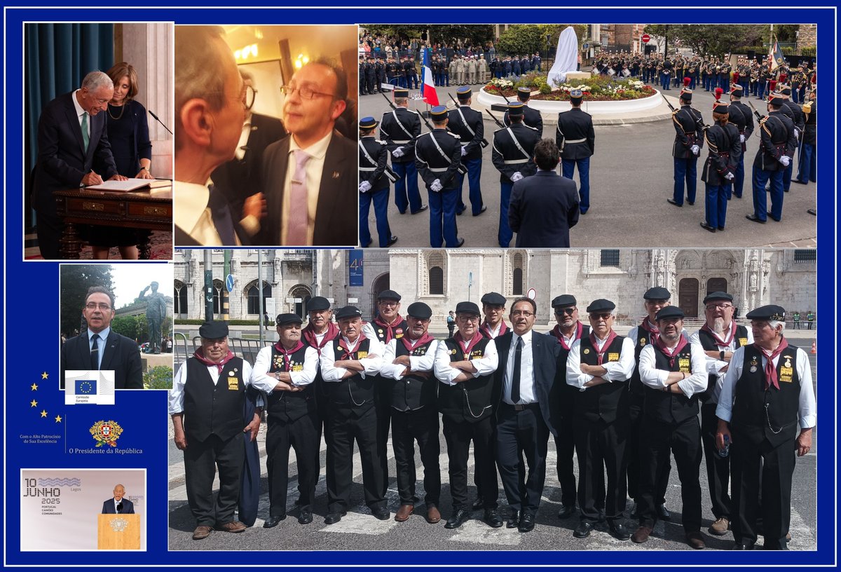 ♖🇪🇺 "A convite de Sua Excelência o Presidente da República, Marcelo Rebelo de Sousa, voltarei — #sovereigntyEU #EuropeanCentralBank #EuropeanCommission #EuropeanParliament #EU2025PL #MoreBetterTogetherEUROPEAN #EU2025DK — facebook.com/odesousa1/post… #VormsOUT.