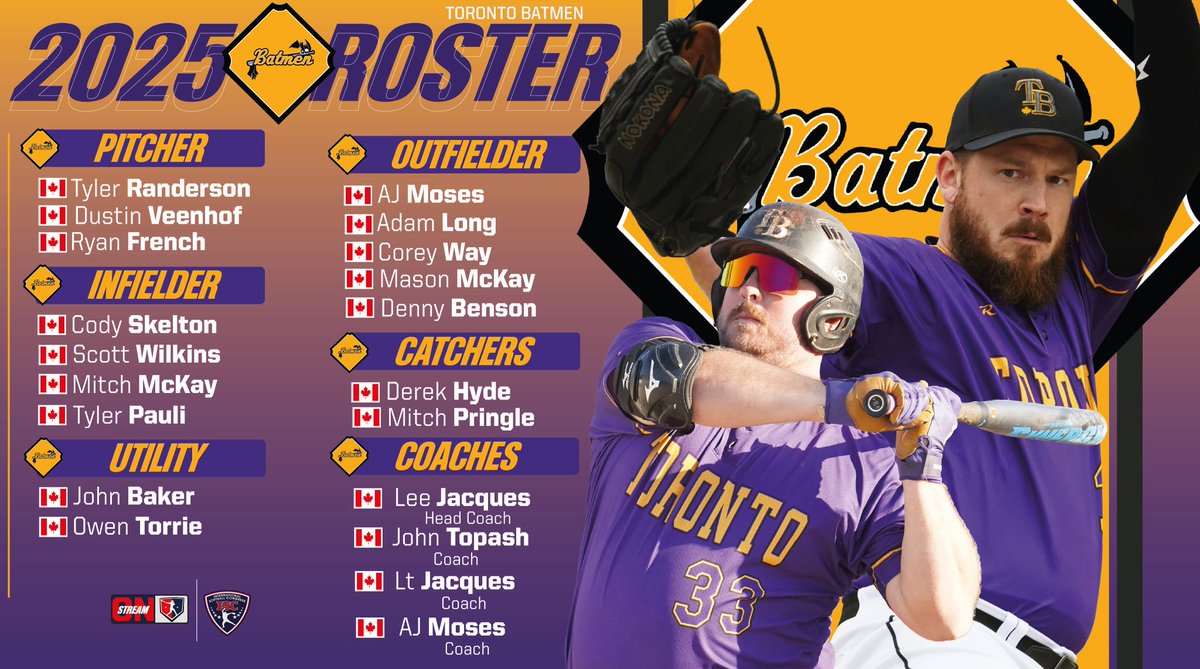 🚨 BreakingNews 🎥 

Roster Official Toronto Batmen   🌎🔝

📊2024 Ranking #5 ISC Fastpitch
📍 Toronto , Ontario 🇨🇦

#hereforsoftball #softballpremier