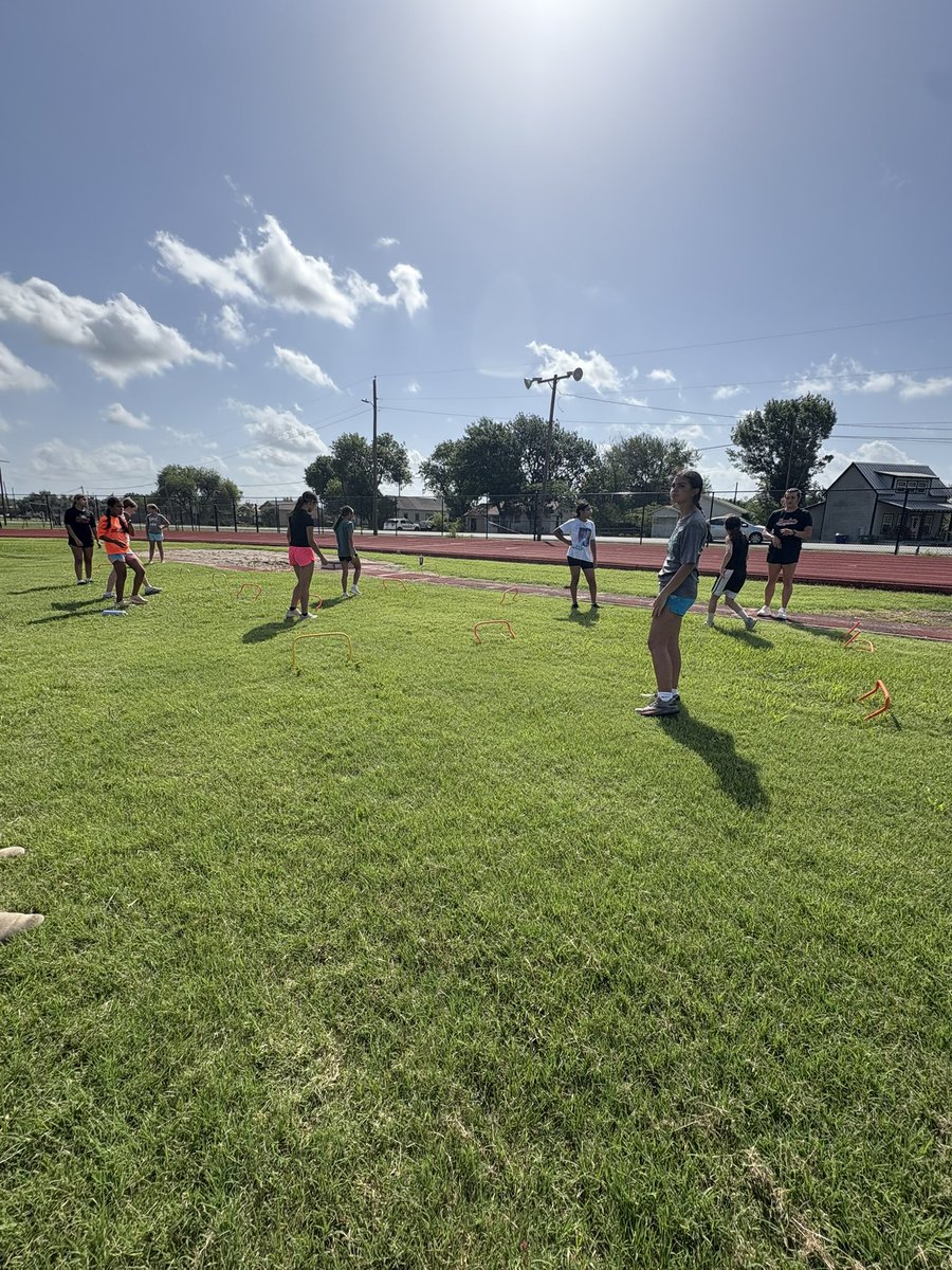 Day 3 of Apache XC &amp; Track Camp… hurdling, jumping, throwing and of course running!#runtribe#fearless