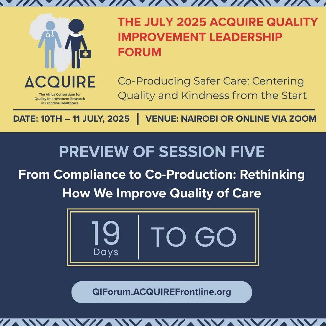 📅 19 Days to Go! Have you registered? qiforum.acquirefrontline.org/#registration

#2025QIForum #PatientSafety #QualityImprovement #QILeadershipForum