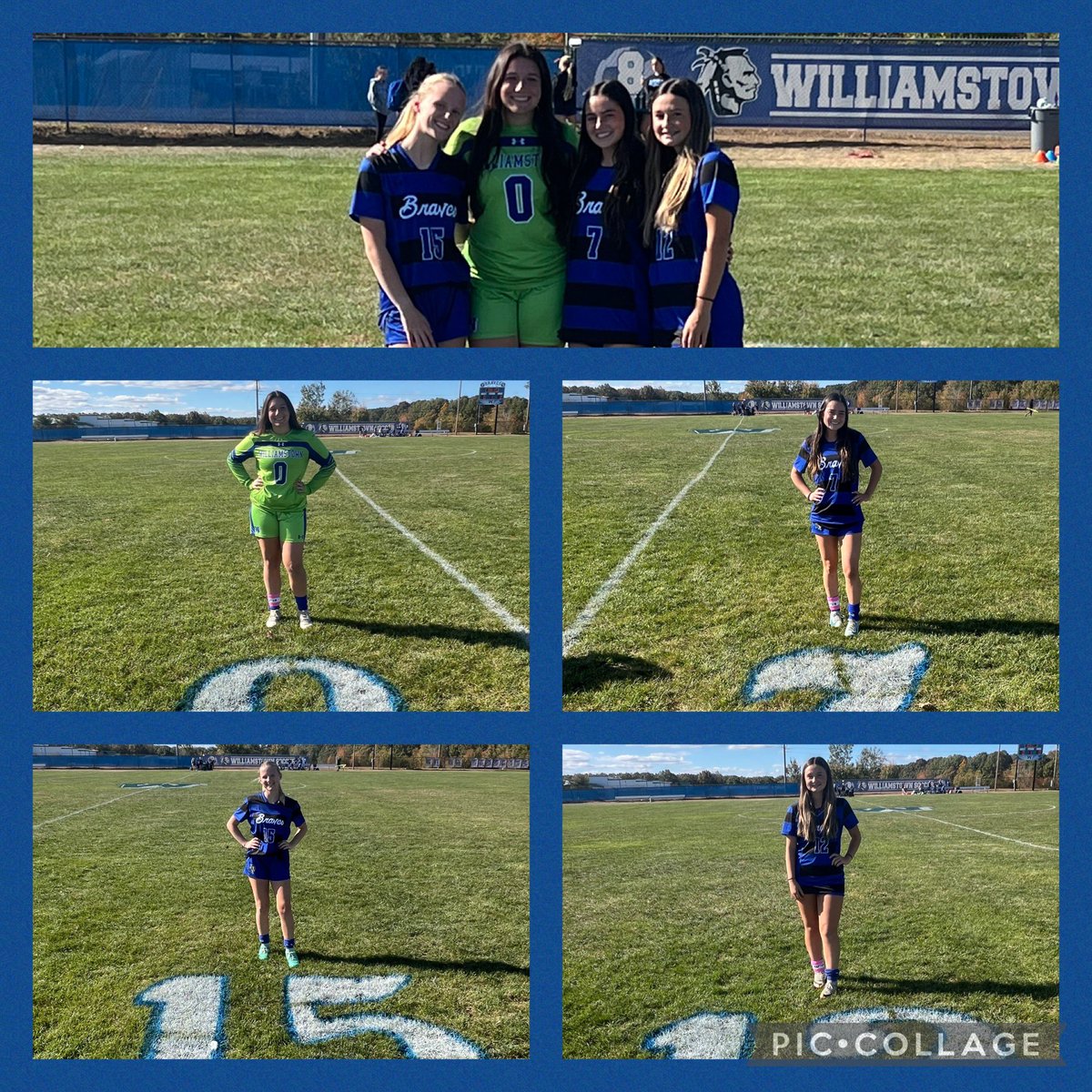 Congratulations to our four Seniors on their graduation! Your next chapter is about to begin. Good luck!! You will be missed!! 💙💙⚽️