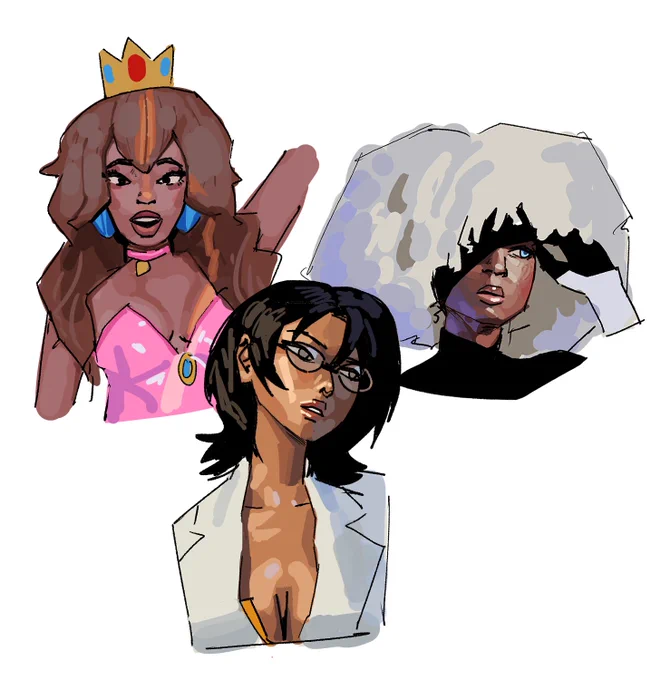 darkskin study doodles from stream