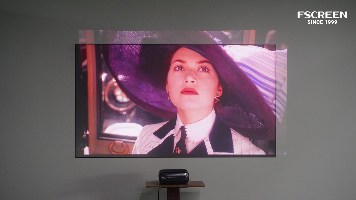 Fscreen1999's tweet image. Renting? Hate drilling? Now try this solution.

#Fscreen Magnetic Rollable Projection Screen + #JMGO O2 Ultra= ZERO damage, 5-min install.
#LaserTV #HomeTheater #MiniLaserTV #Projectionscreen #Fresnelscreen #Projector #8KUHD #Titanic #MovieNights #CinematicVibes