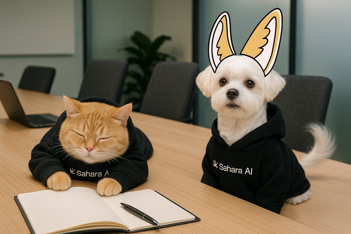 第一天上班

老板没来，只看见三只动物：
一只猫 <a href="/Intern_SaharaAI/">INTERN 🔆</a>，躺在会议桌上闭眼开会，全程沉默，但好像职位很高
一只狗 <a href="/InternTerry/">사하루 🔆 Super Terry 🔆</a>，一直在卖萌……重点是，它还长着一对狐狸耳朵？
还有一只沙漠狐 <a href="/InternBitsy/">Bitsy the Fox 🔆</a>     ……啊！别咬我！

我是新来的实习生小绿洲🌿
目前最大的挑战是：