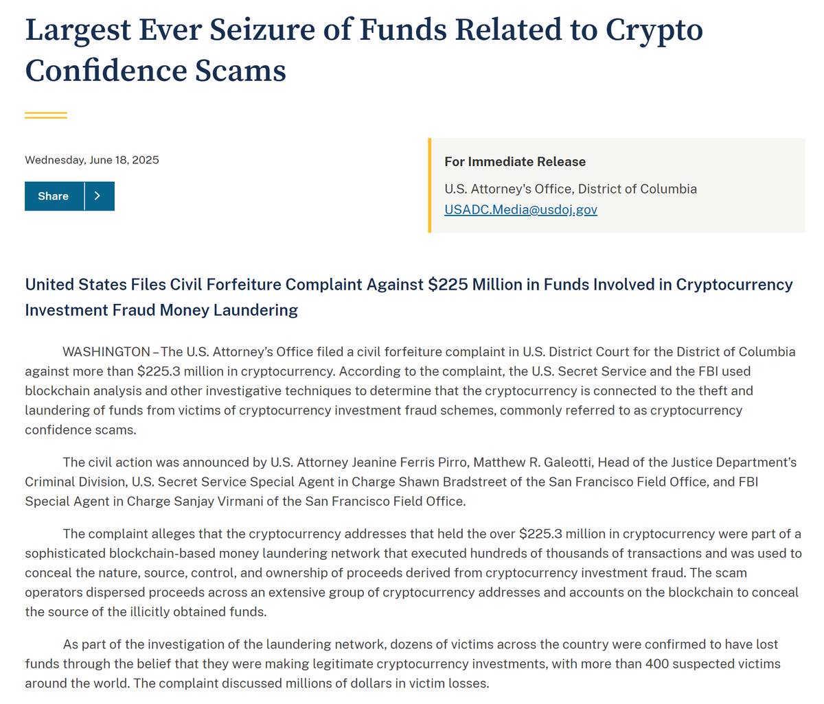 thunder6325's tweet photo. AKA, Wang Dongfeng（汪东风）Mafia created the world's largest Crypto Confidence Scams.

Just now, the relevant wallet address has been frozen by the FBI.

@markcamilleri5 #京都 #大阪 #慶應 #北海道 #名古屋 #広島 #神戸 #岡山 #横浜 #東京 #Scam @CyberPlayGround @DujunX @BTW0205 https://t.co/xSwQQ4FMhT