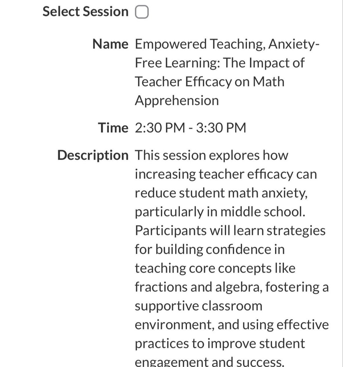 Headed to <a href="/CAMT_TX/">CAMT Conference</a>? Pull up to our session.

How you feel about math matters. It shows up in your classroom whether you realize it or not.

We’re talking about teacher efficacy and math apprehension.

Let’s get into it.
#CAMT2025 #MathEd #TeacherEfficacy #WeLoveMath