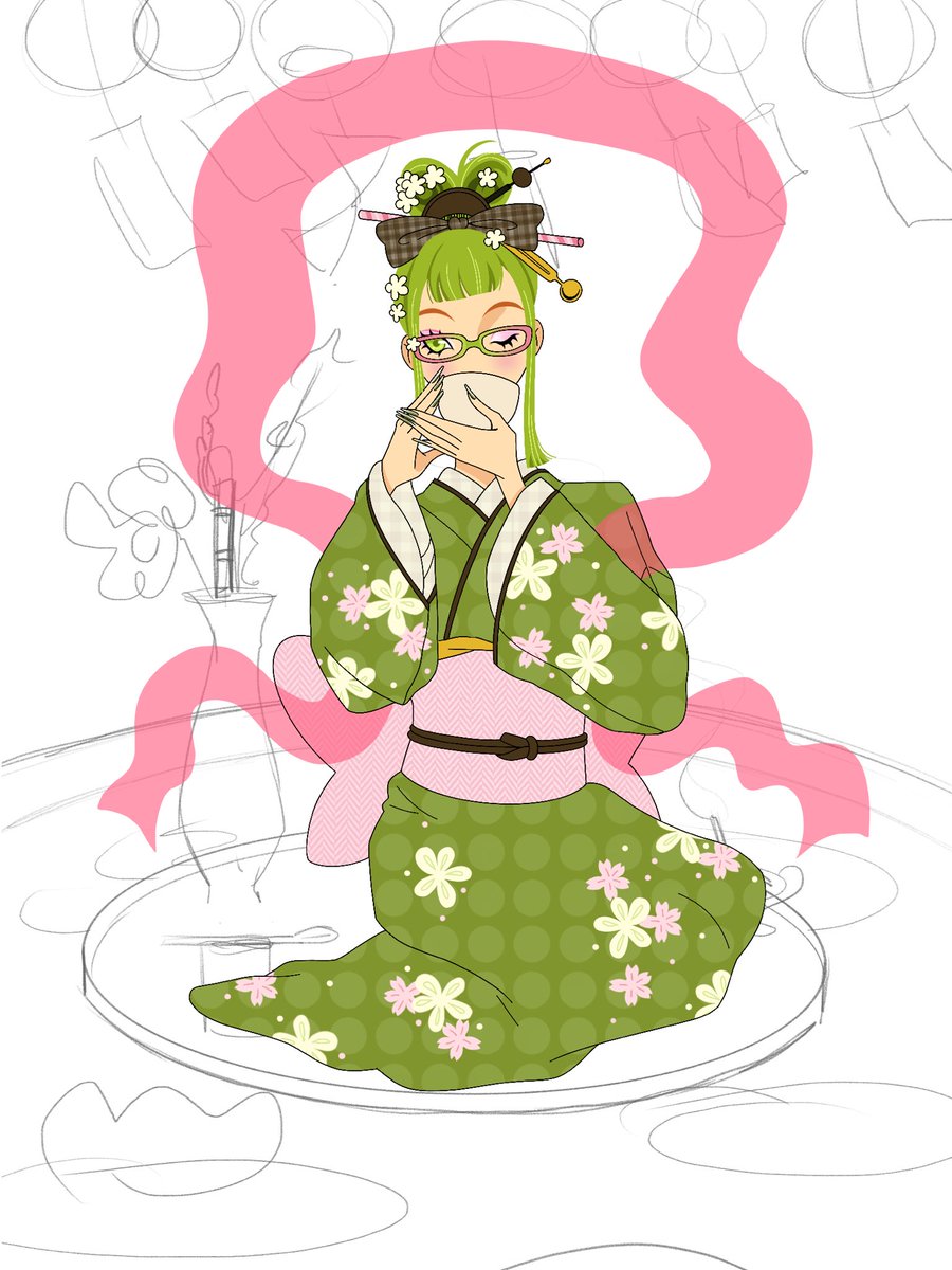 beeboarto's tweet image. matcha goddess living in a world of scribbles ✍️