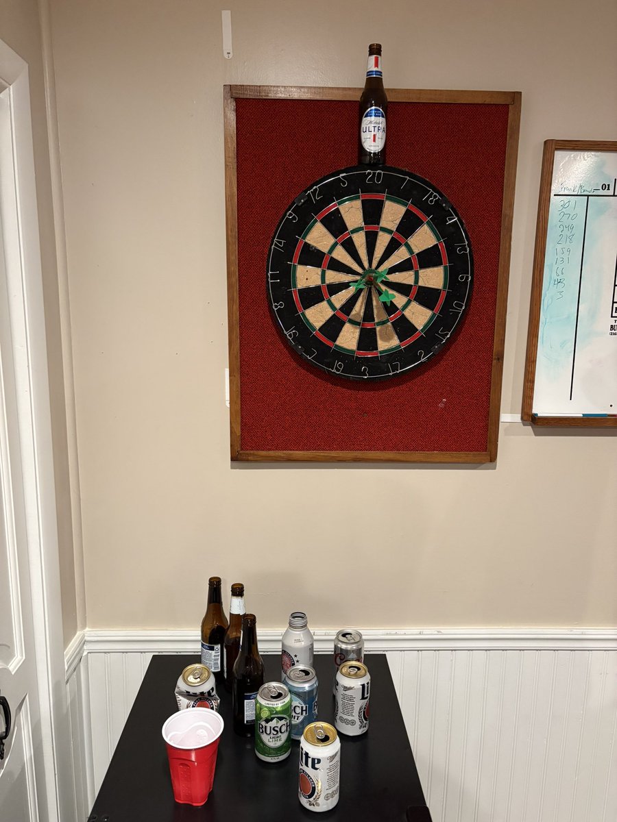 3 bulls to the eye…hasn’t been done since Kaz Struna circa 2012 Quinn’s basement #GrowthMindset #cougarcountry #DonShulaandthebigcheese