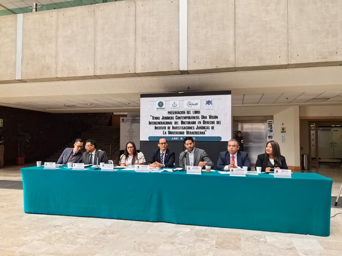 18 de junio de 2025. En la Cámara de Diputados del Congreso de la Unión, se presentó el libro “Temas Jurídicos Contemporáneos. Una visión intergeneracional del Doctorado en Derecho del Instituto de Investigaciones Jurídicas de la Universidad Veracruzana”.