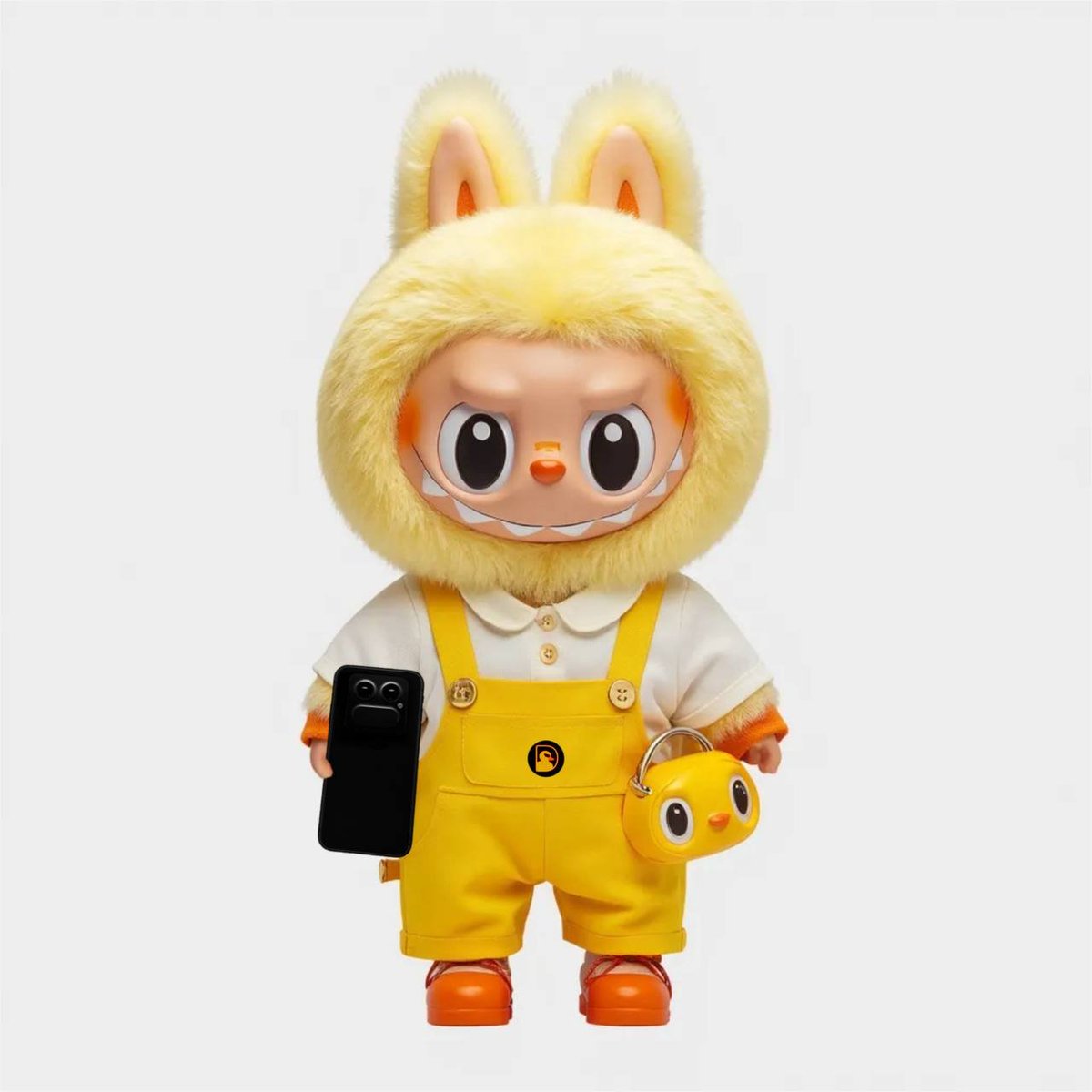 InternEthanDuck's tweet image. Labubu was way too hard to get...
So I made our own — meet Duckbubu 🦆✨
Too shy to be cool, so we went full cute 🫶 
#DuckMeme #DuckBubu #Labubu
