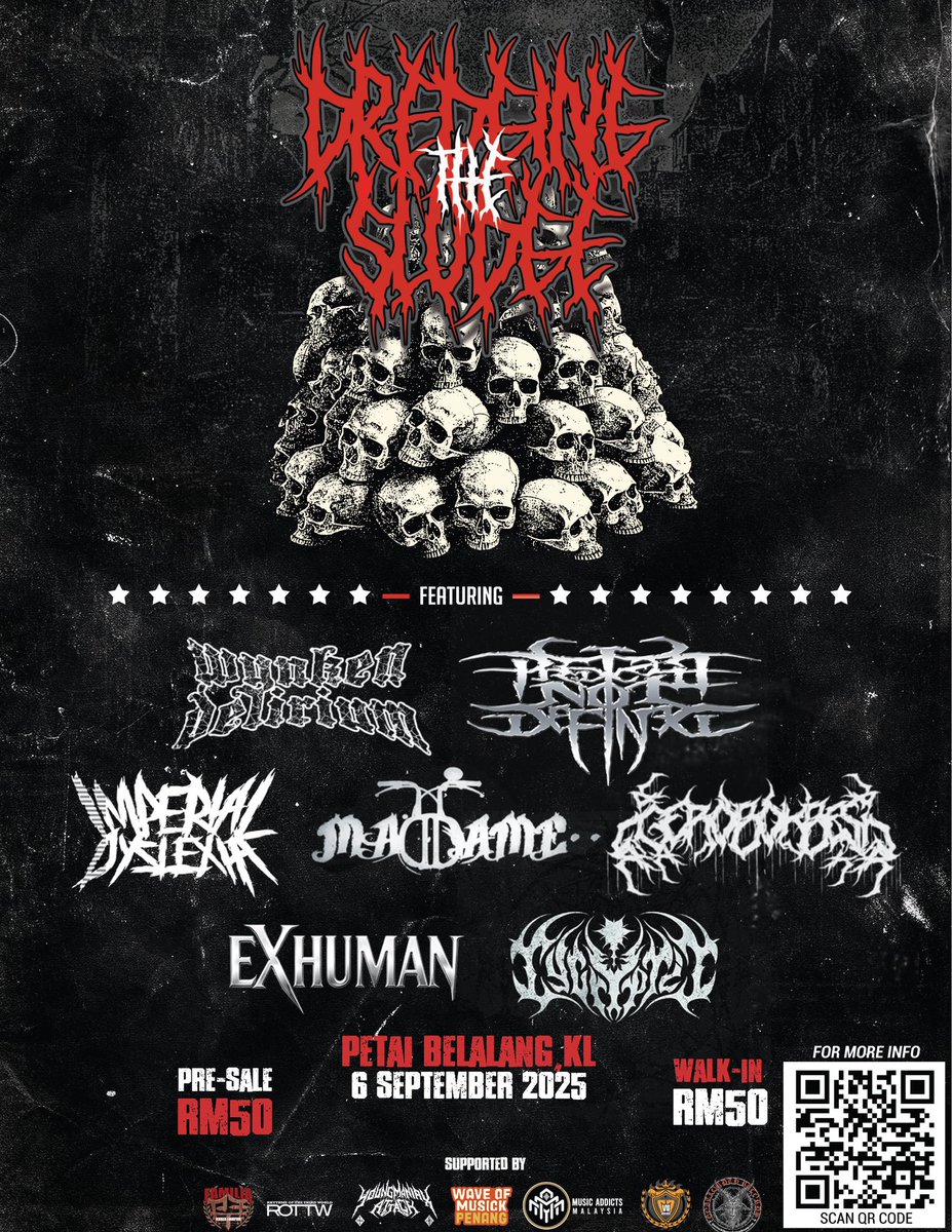 𝖀𝖕𝖈𝖔𝖒𝖎𝖓𝖌 𝕽𝖎𝖙𝖛𝖆𝖑𝖘

A Ritual For The 5th Anniversary
12 July 2025
Petai Belalang, KL

Dredging The Sludge
6 September 2025
Petai Belalang, KL

Get your tickets now!
See you guys there!