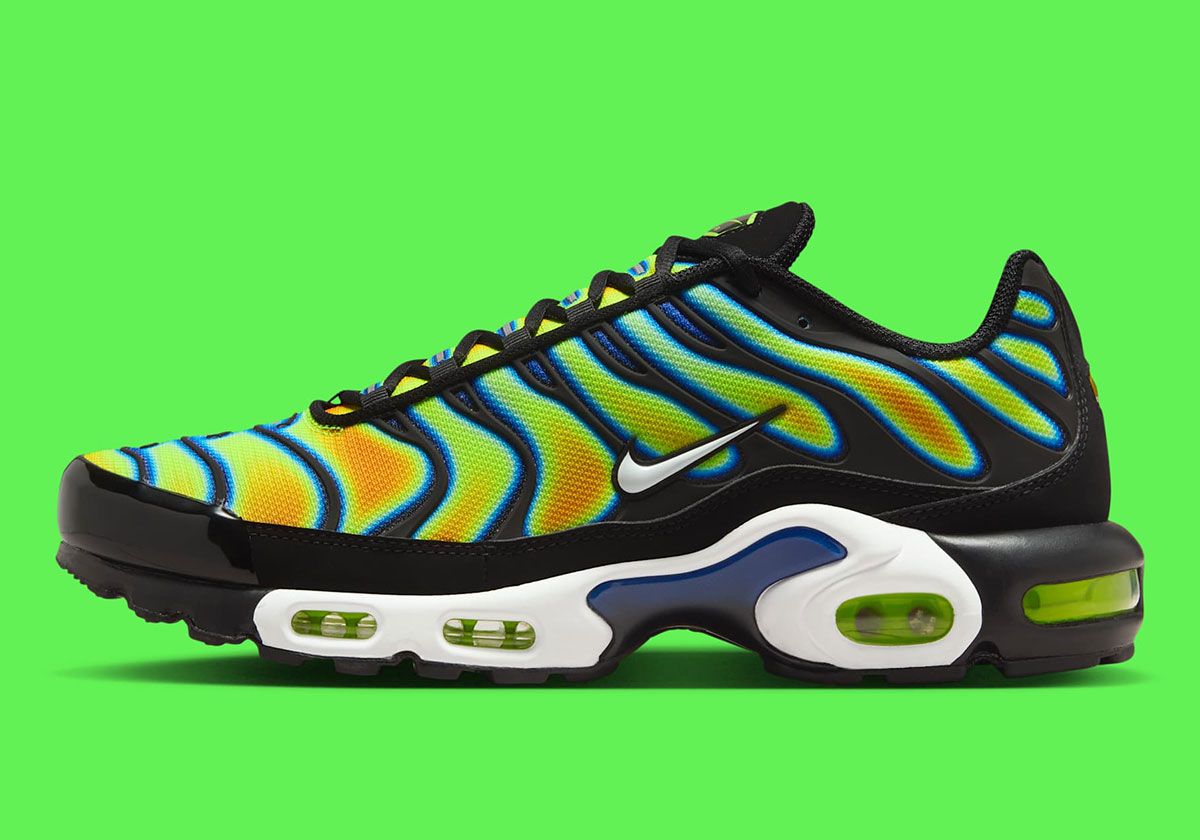 SneakerNews's tweet image. Nike Air Max Plus "Heat Map" 🥵 
🚨 OFFICIAL IMAGES 🚨 
🗓️ Releasing Fall 2025