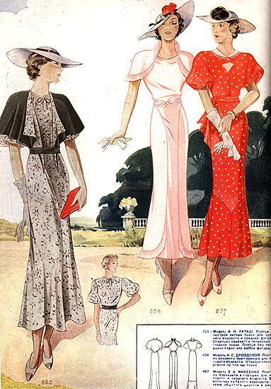 LadyIzdihar's tweet photo. Soviet fashion magazine, 
House of models of Leningrad  Spring-Summer (1937) https://t.co/8t8Fs8U9li