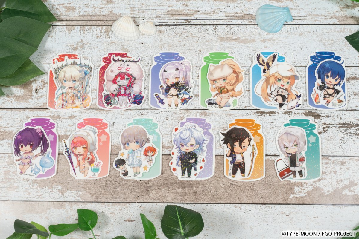 👀【サンプル紹介】#きゃらとりあ ステッカーVol.5🌊 水着シリーズ描き