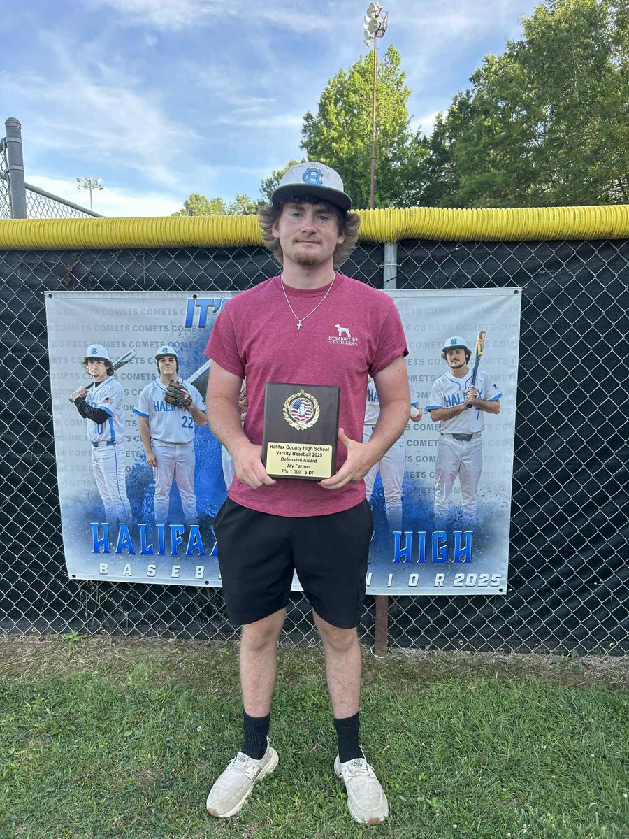Halifax County HS Baseball (@hchs_baseball) on Twitter photo Shoutout to <a href="/JayFarmer34/">Jay Farmer</a> (2025) who is our defensive POY. Jay played errorless ball this season at 1B & RF. Part of 5 double plays. Batted 329 w/25 hits, 7 for EB. 25 RBI & 20 runs scored. He has been a fierce competitor,a team player and one of his team’s workhorses. Shoutout to <a href="/JayFarmer34/">Jay Farmer</a> (2025) who is our defensive POY. Jay played errorless ball this season at 1B & RF. Part of 5 double plays. Batted 329 w/25 hits, 7 for EB. 25 RBI & 20 runs scored. He has been a fierce competitor,a team player and one of his team’s workhorses.
